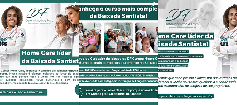 Cuidador de Idosos em Santos | São Vicente | Cubatão | Guarujá | Praia Grande | DF Cursos Home Care
